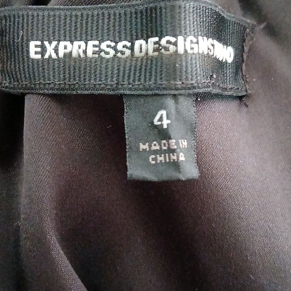 Express Design Studios Black Sheath Embellished N… - image 8